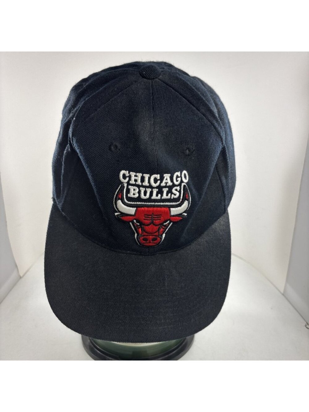 Chicago Bulls Hat Cap Black Red 20% Wool GCC Official NBA cap
